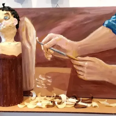 Nascita di Pinocchio- Maria Vaccari